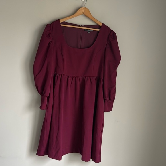 Tuckernuck Burgundy Mini Dress - Picture 2 of 13